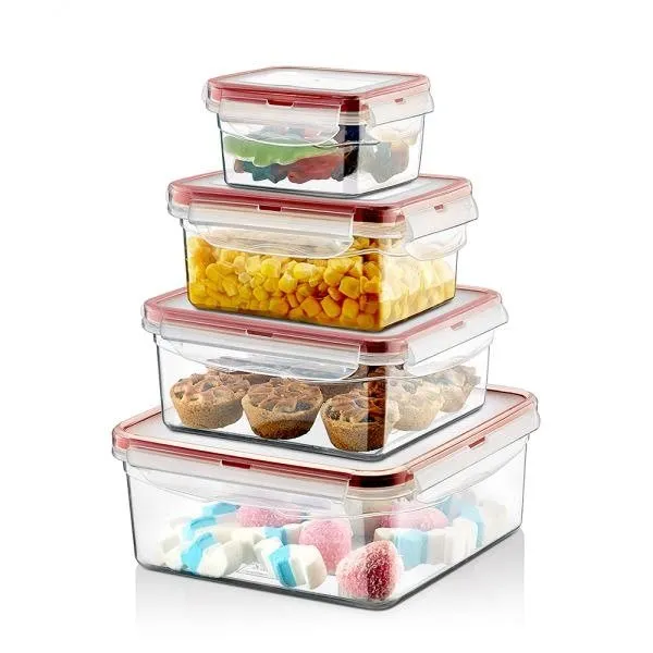 Pojemnik plastikowy 2,3L KWADRAT SAVER BOX z pokrywką, photo 1 of 2