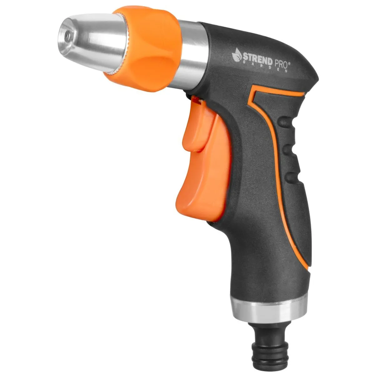 Pistolet zraszający do podlewania, regulacja strumienia jet mist, ergonomiczna rękojeść antypoślizgowa, tworzywo sztuczne, photo 1 of 6