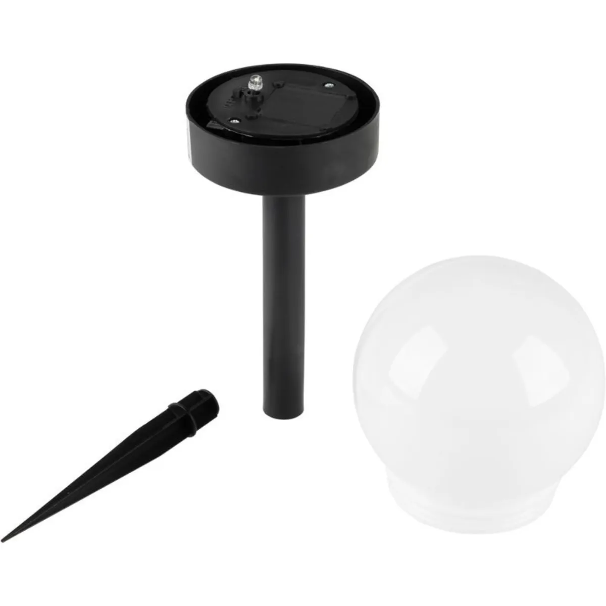 Lampa ogrodowa solarna wbijana, 1x LED, baterie AAA, IP44, wys. 10 cm, zimne światło, photo 5 of 8