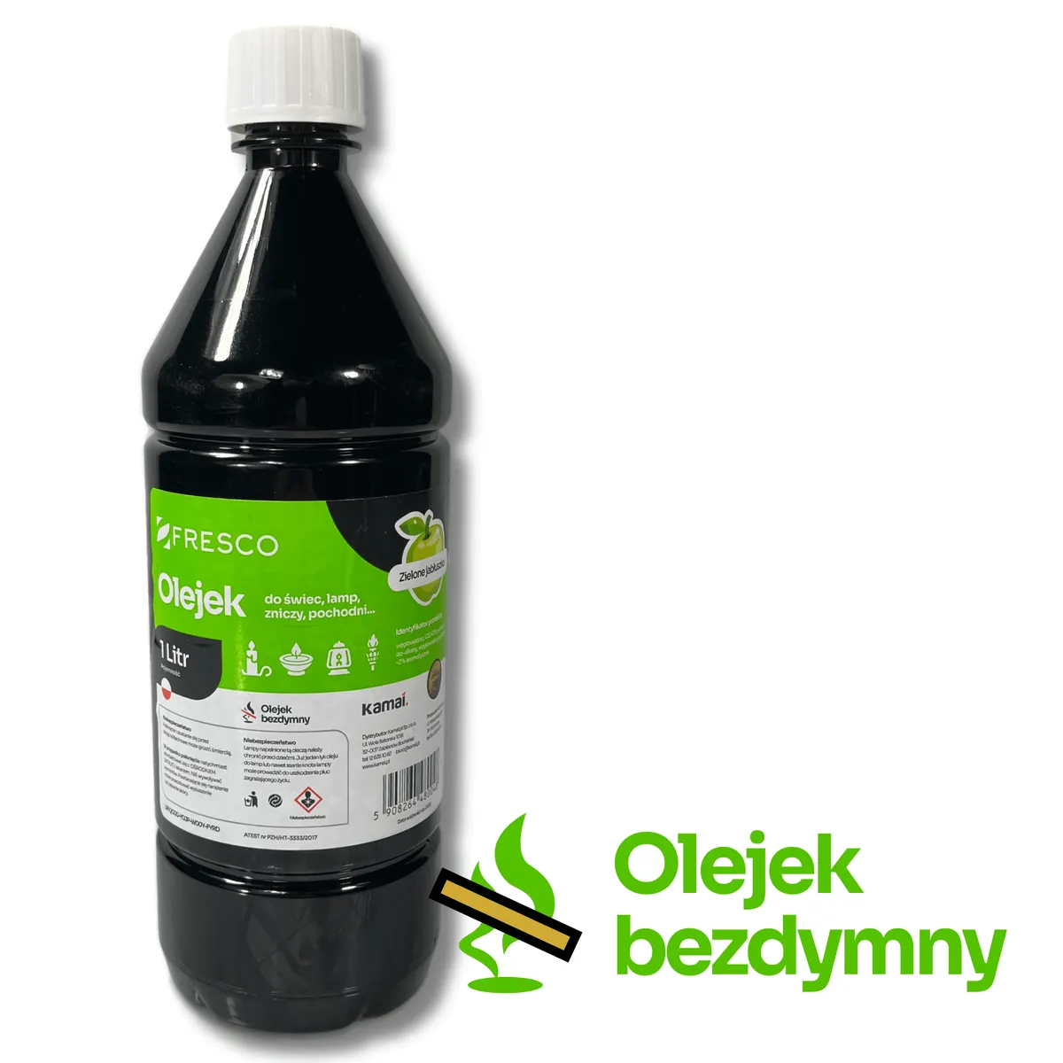 Paliwo olej do lamp, pochodni i świec 1,0L JABŁKO, photo 4 of 8