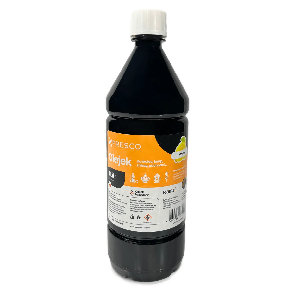Paliwo olej do lamp, pochodni i świec 1,0L CYTRYNOWY, photo 2 of 7
