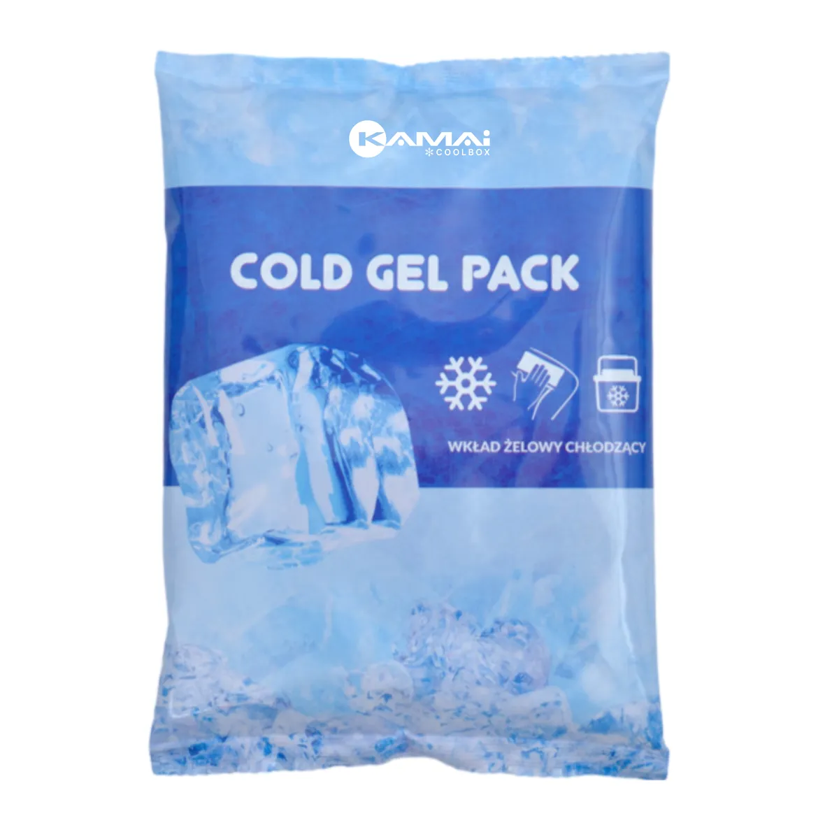 Wkład żelowy mrożący 480g Kamai Coolbox, do lodówek turystycznych, kolor niebieski, photo 1 of 8