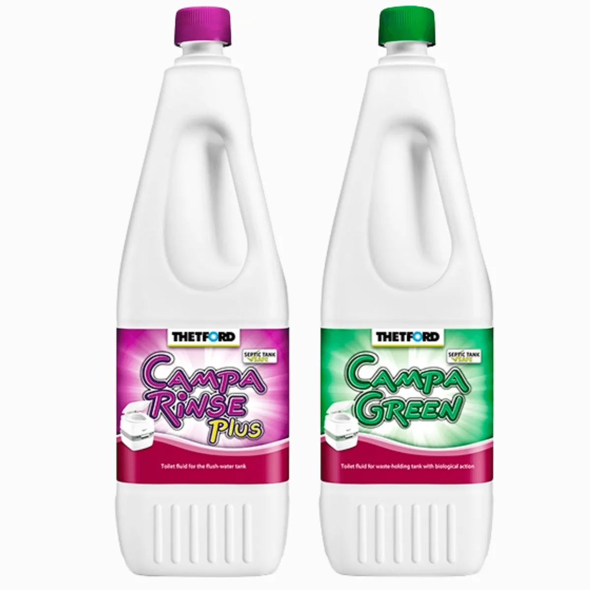 Płyny do toalet ZESTAW 2 x 1,5L Camp Green i Campa Rinse Plus, photo 3 of 8